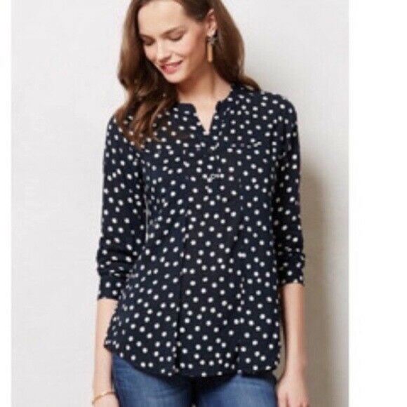 Anthropologie | Brunia Popover Top - Picture 1 of 6